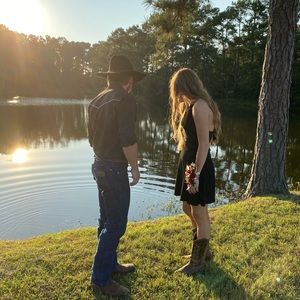 Black homecoming dress worn once